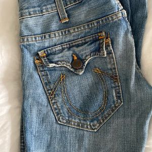 TRUE RELIGION DISTRESSED JEANS